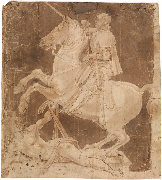 Study for the Equestrian Monument to Francesco Sforza — Antonio Pollaiuolo