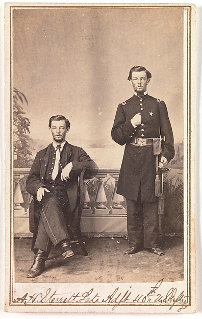Alonzo H. Sterrett, Late Adjutant, Fortieth U.S. Infantry — Hall & Company's Photograph Gallery