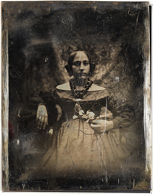 [Young Woman Holding a Flower] — Joseph-Philibert Girault de Prangey