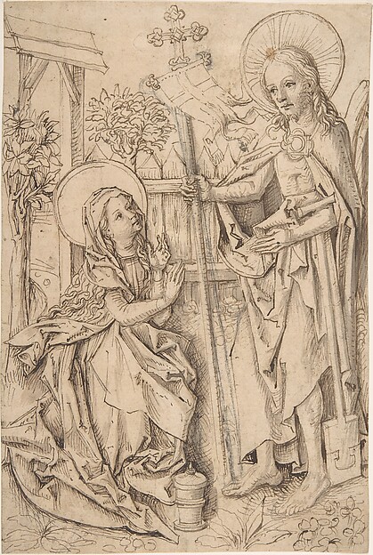 Christ Appearing to Mary Magdalen — Master of the Drapery Studies