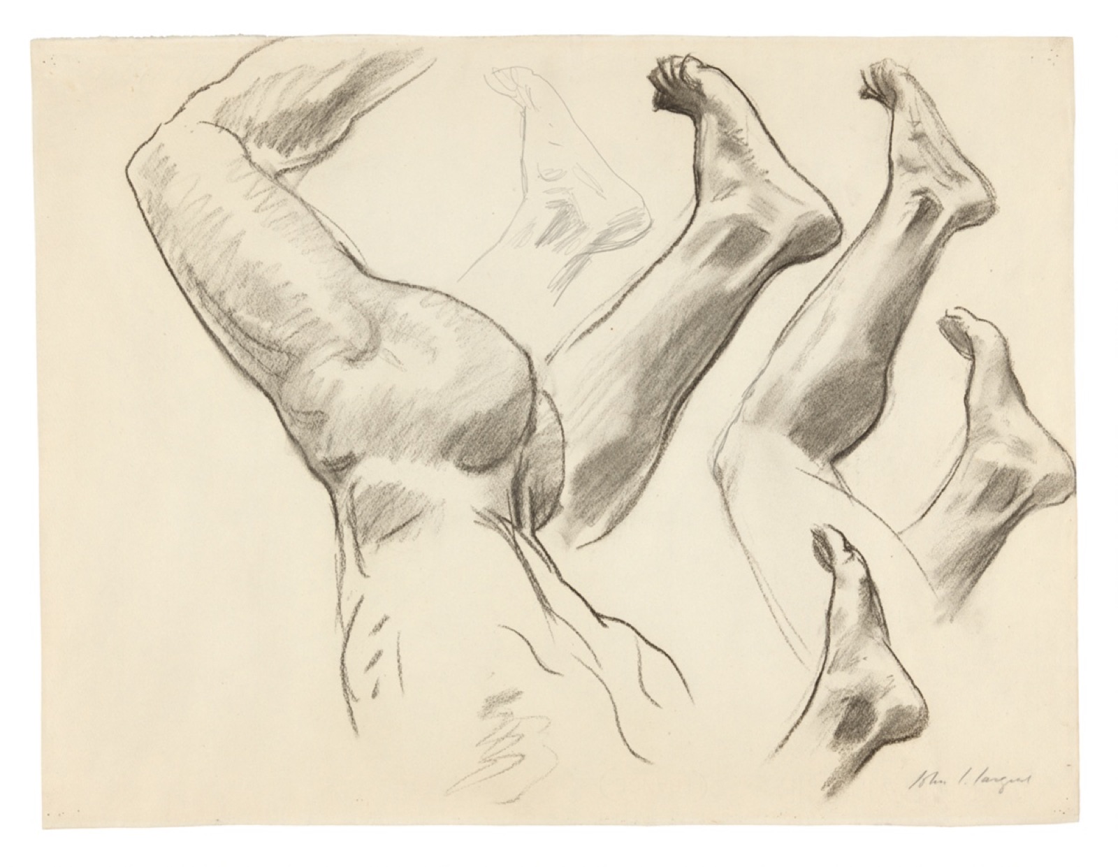 Sketches of Legs and Feet — John Singer Sargent