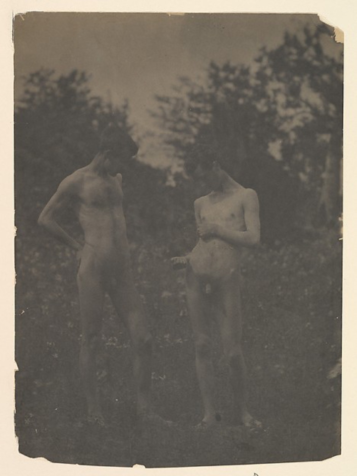 [Nude Men in the Garden] — Thomas Eakins