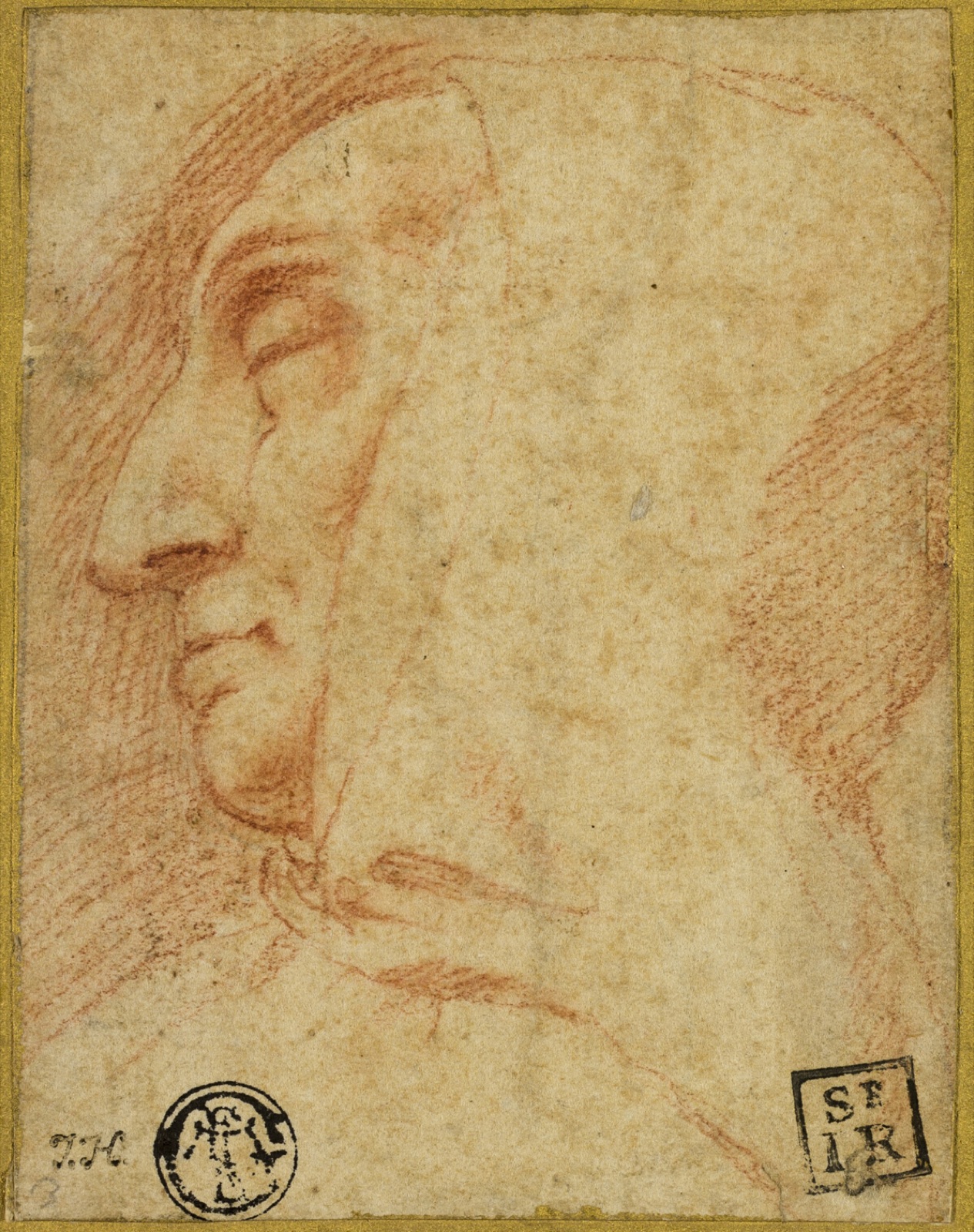 Head of a Monk — Attributed to Francesco Vanni