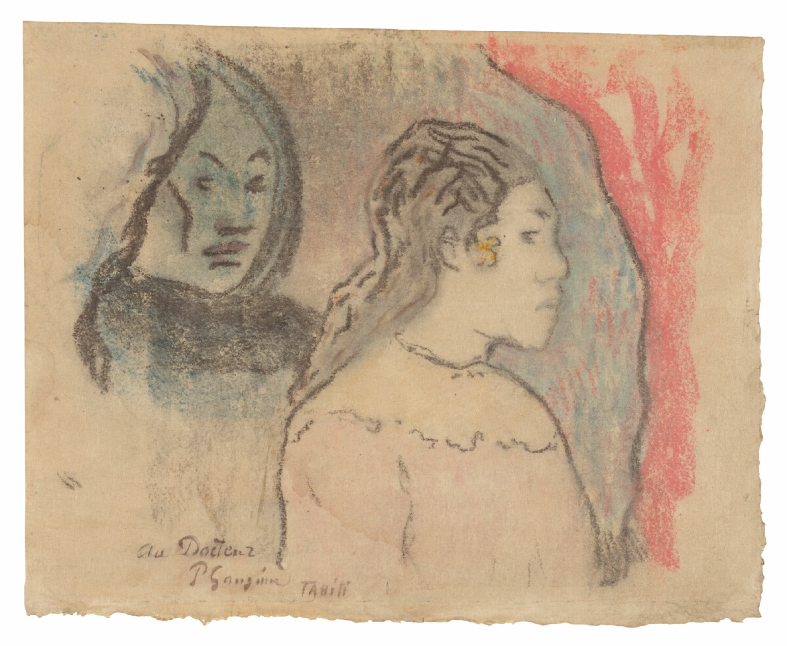 Study of Tahitian Heads — Paul Gauguin