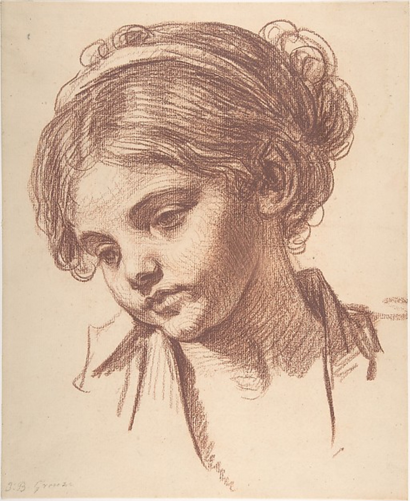 Child's Head — Jean-Baptiste Greuze