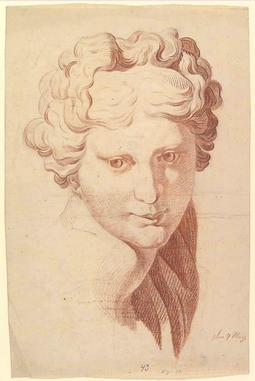 Idealized Female Head, Copied after the Antique — Johann Evangelist Kastner