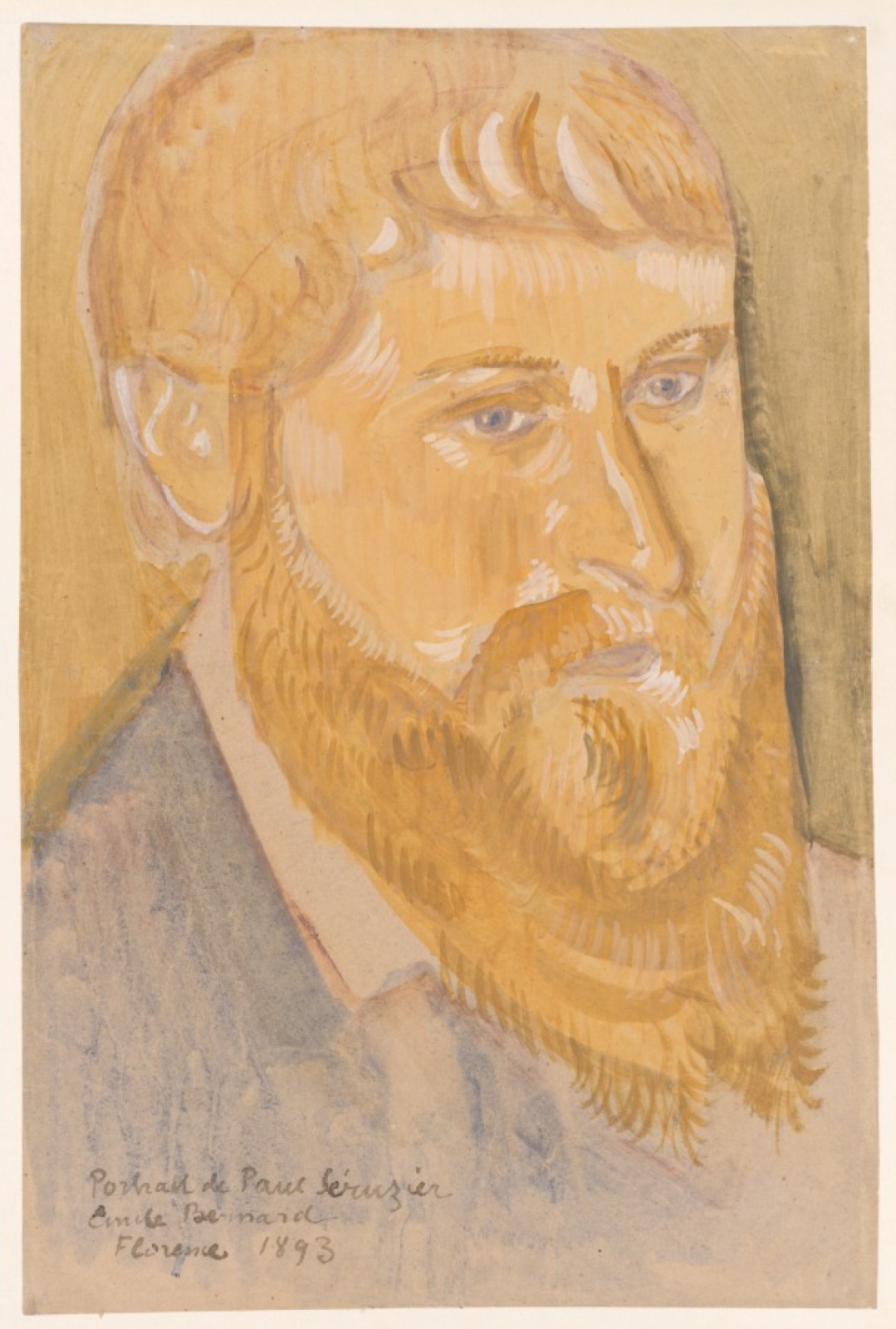 Portrait of Paul Sérusier — Émile Bernard
