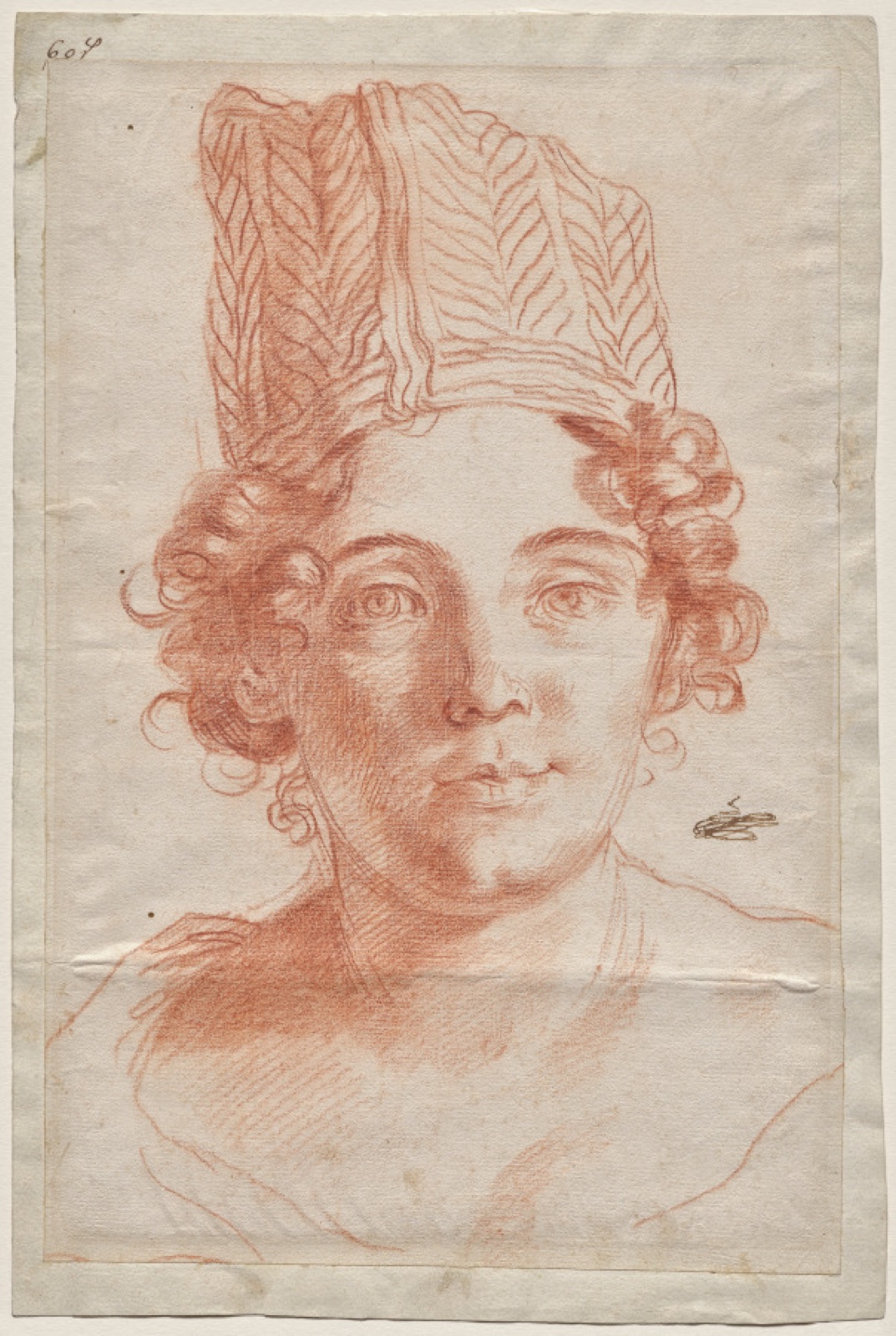 Portrait of Francesca Gommi, Wife of Carlo Maratti — Carlo Maratti