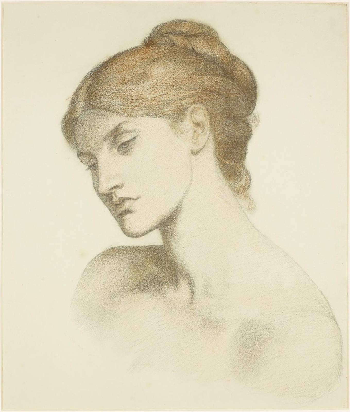 Dante Gabriel Rossetti - Lady Lilith - Study for the Head — Dante Gabriel Rossetti