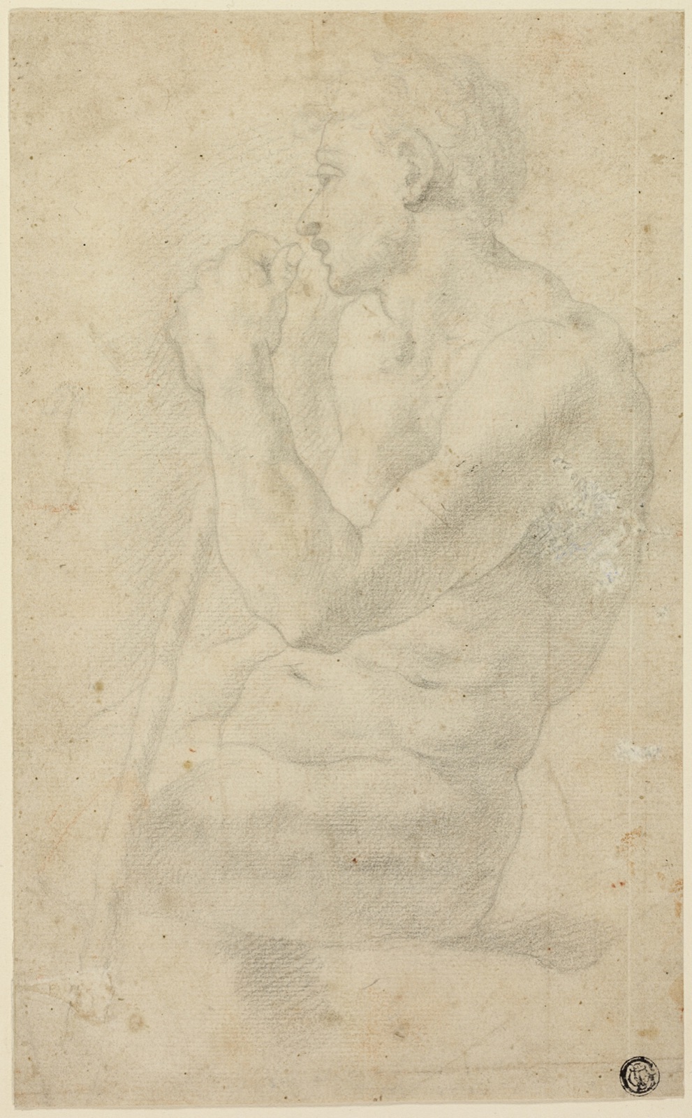 Academic Male Nude — Circle of Agnolo Bronzino