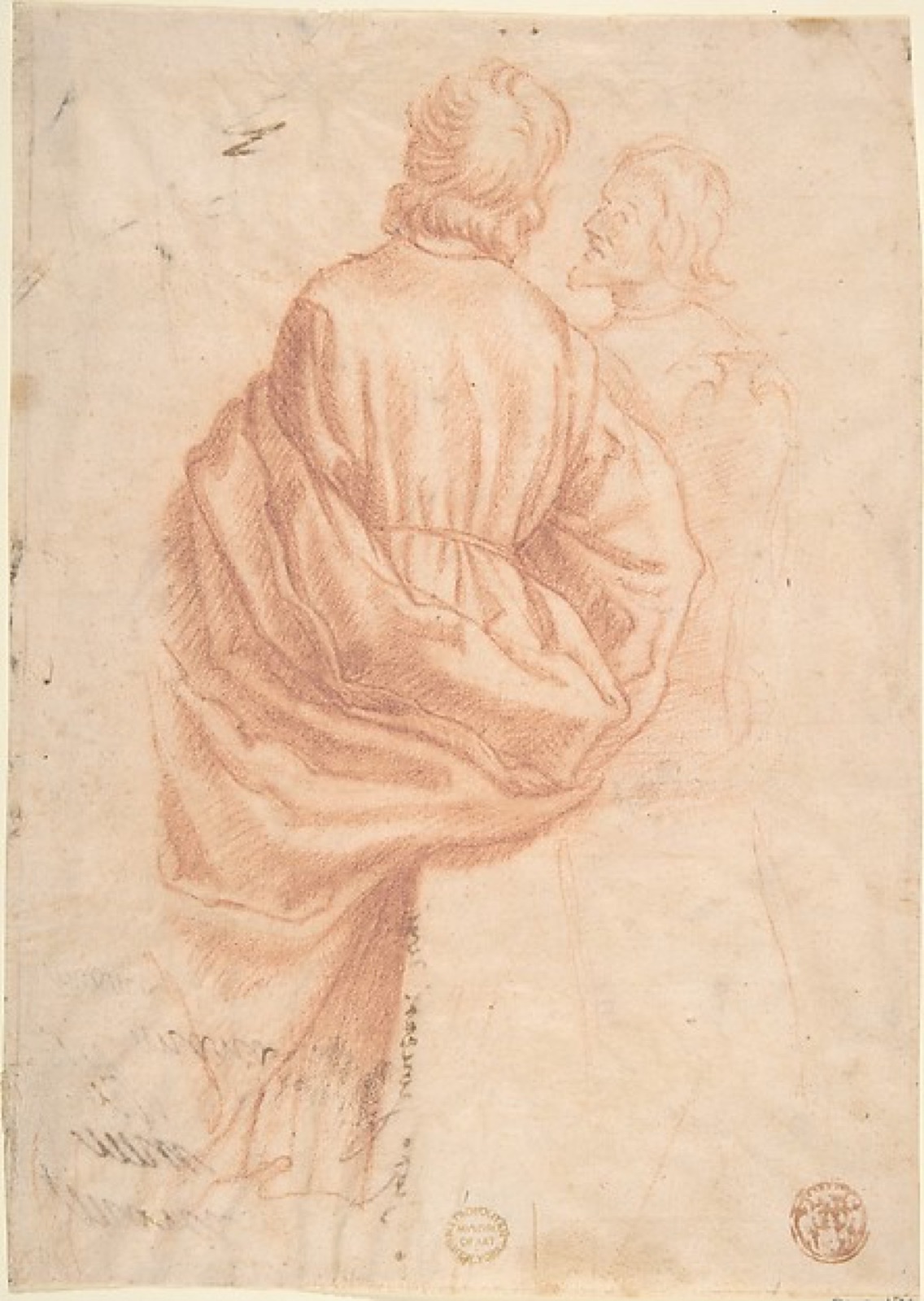 Drapery Study — Unknown artist