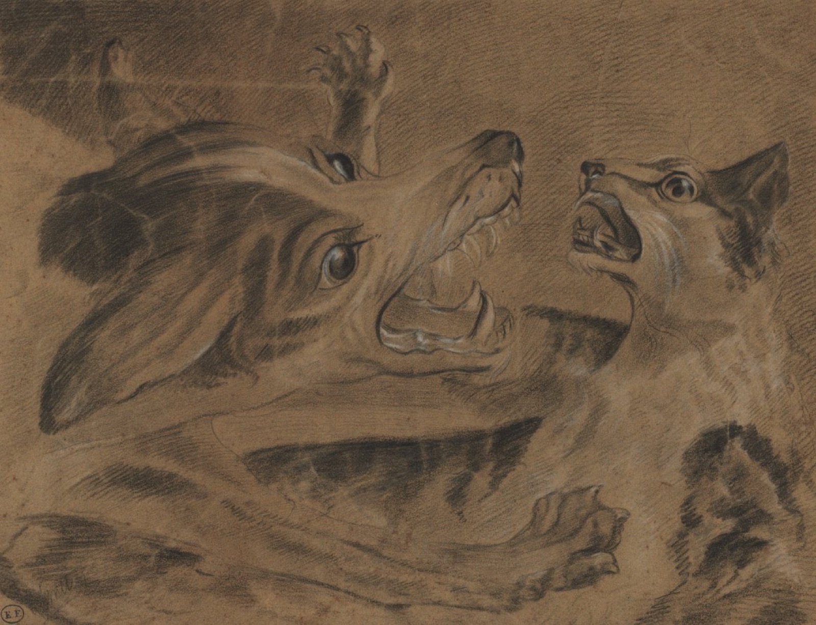 Fighting Animals — Carle Vernet