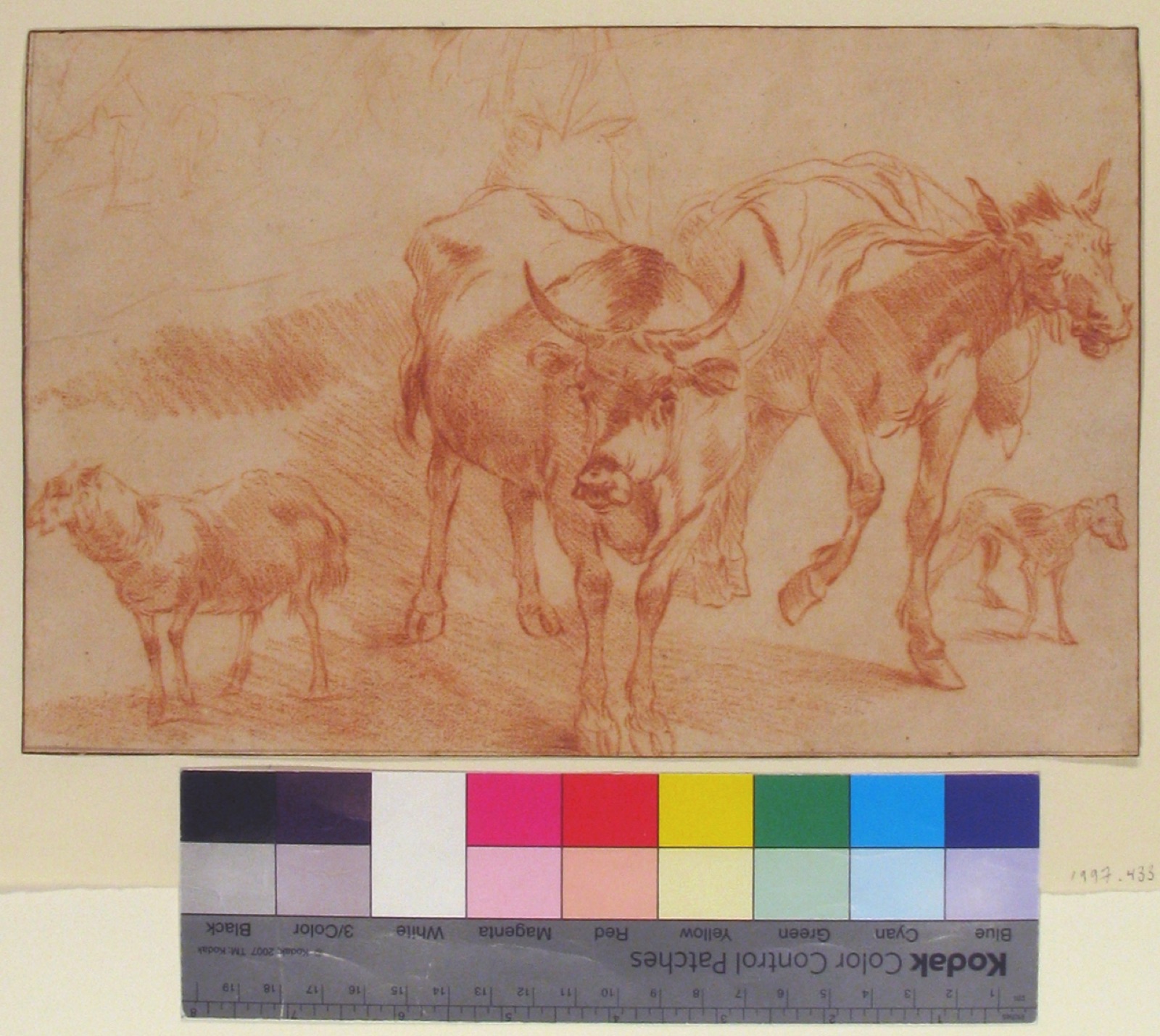 Animal Studies MET 1997.433 — Nicolaes Pieterszoon Berchem