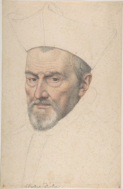 Portrait of cardinal d'Ossat — Daniel Dumonstier