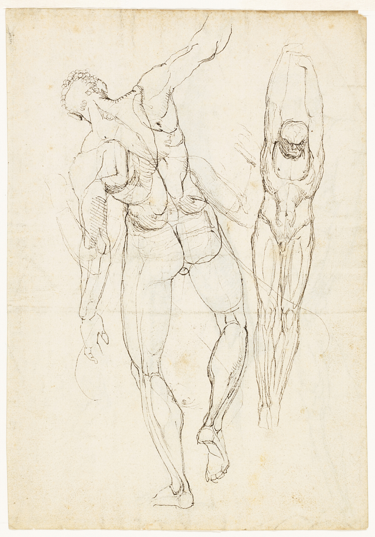 Figure Studies (recto and verso) — Henry Fuseli