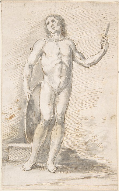 Standing Male Nude — Unknown artist