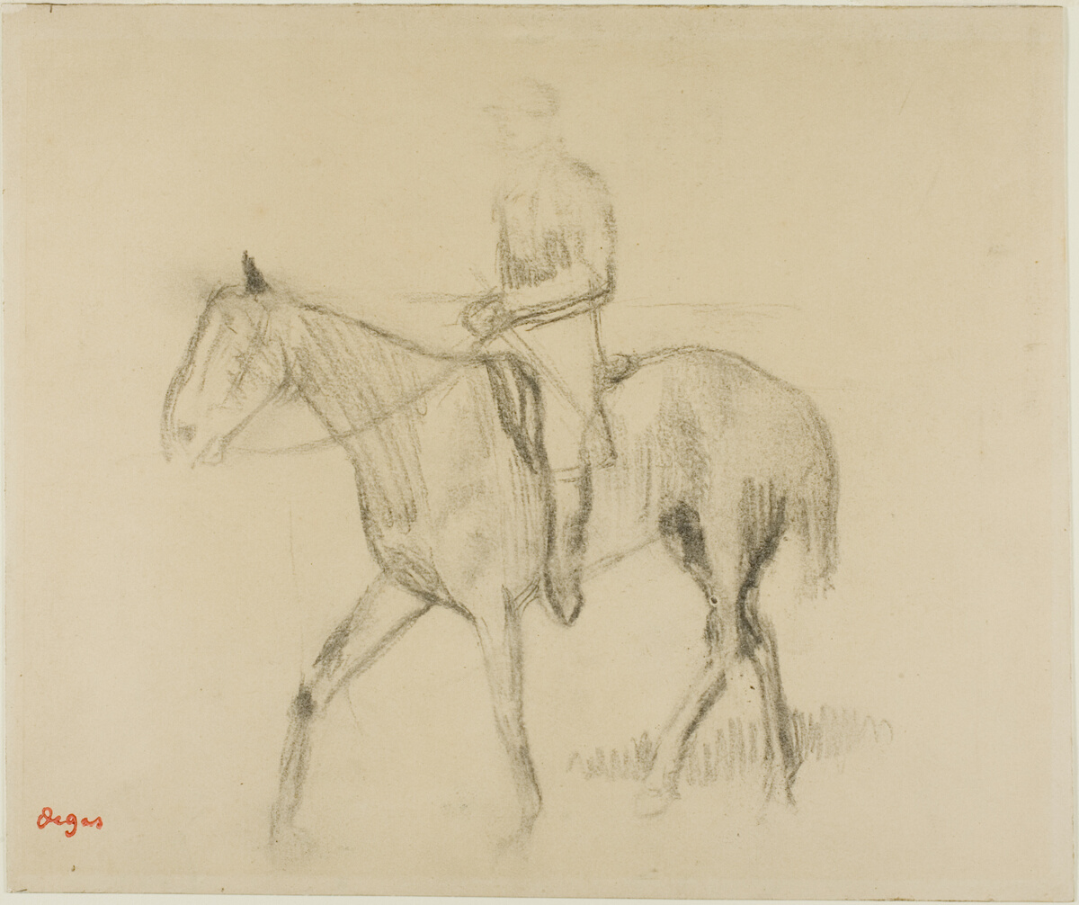 Horse and Rider — Hilaire Germain Edgar Degas