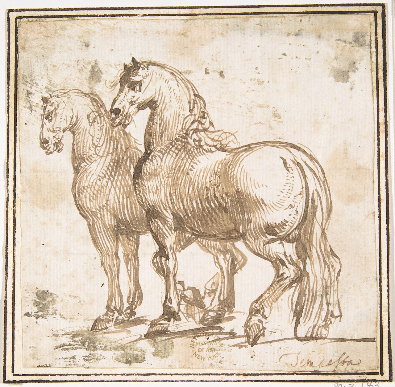 Two Horses MET DP807580 — Francesco Allegrini da Gubbio