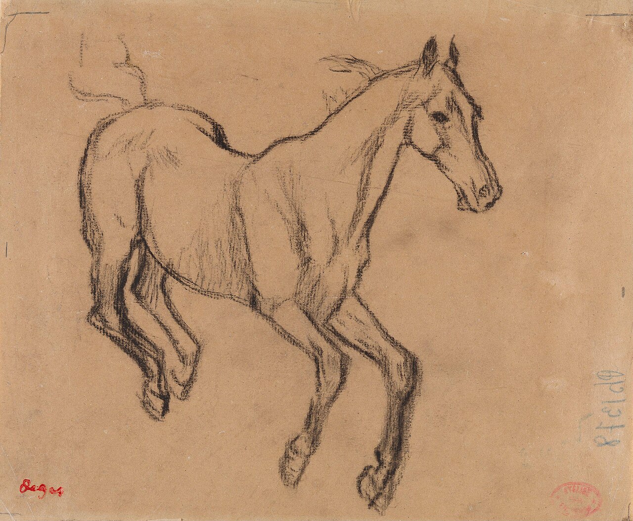 Degas - Horse Gallopping, NG.K&H.B.15567 — Edgar Degas
