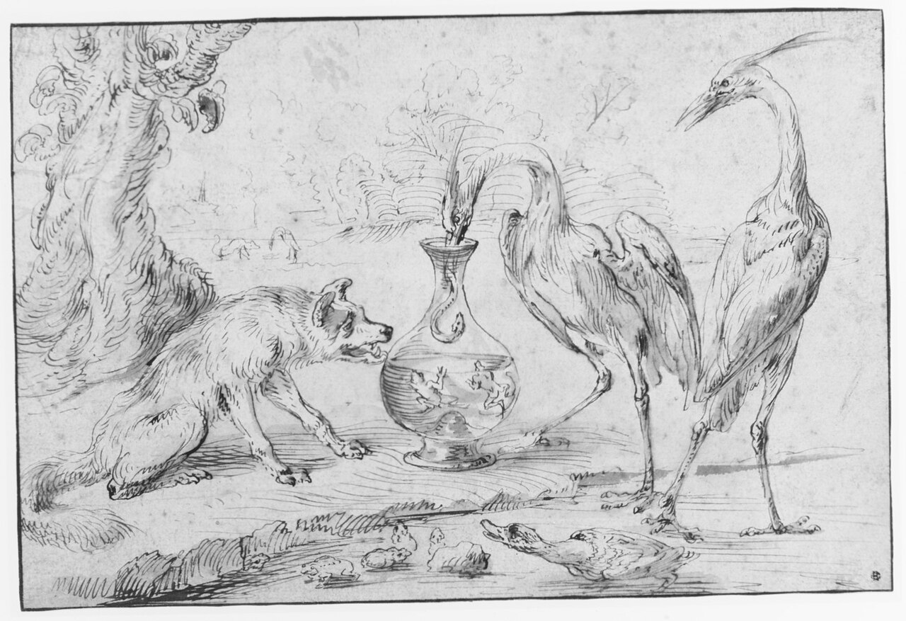 Fox With Two Herons MET 270303 — Frans Snyders