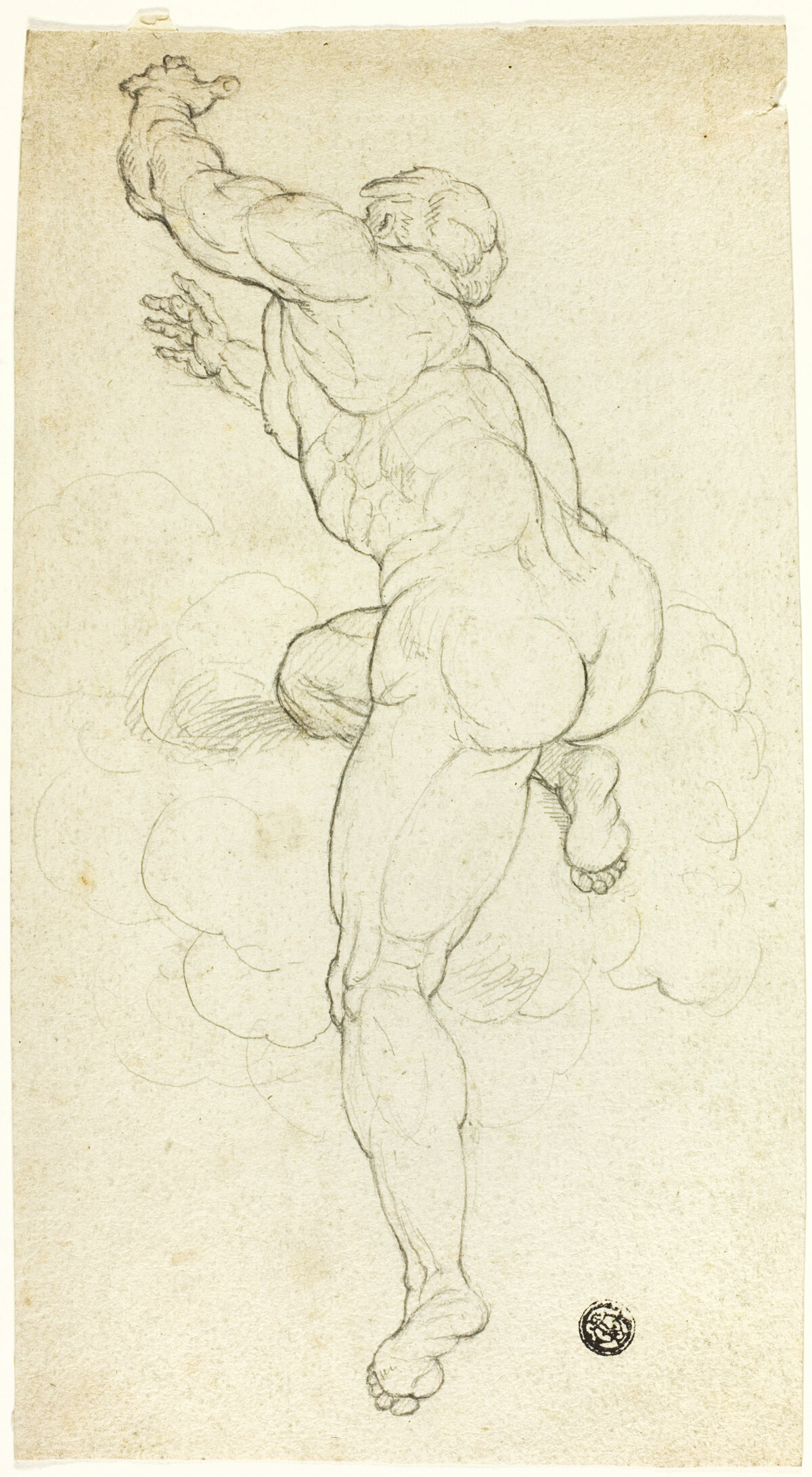 Ascending Male Nude — Michelangelo Buonarroti