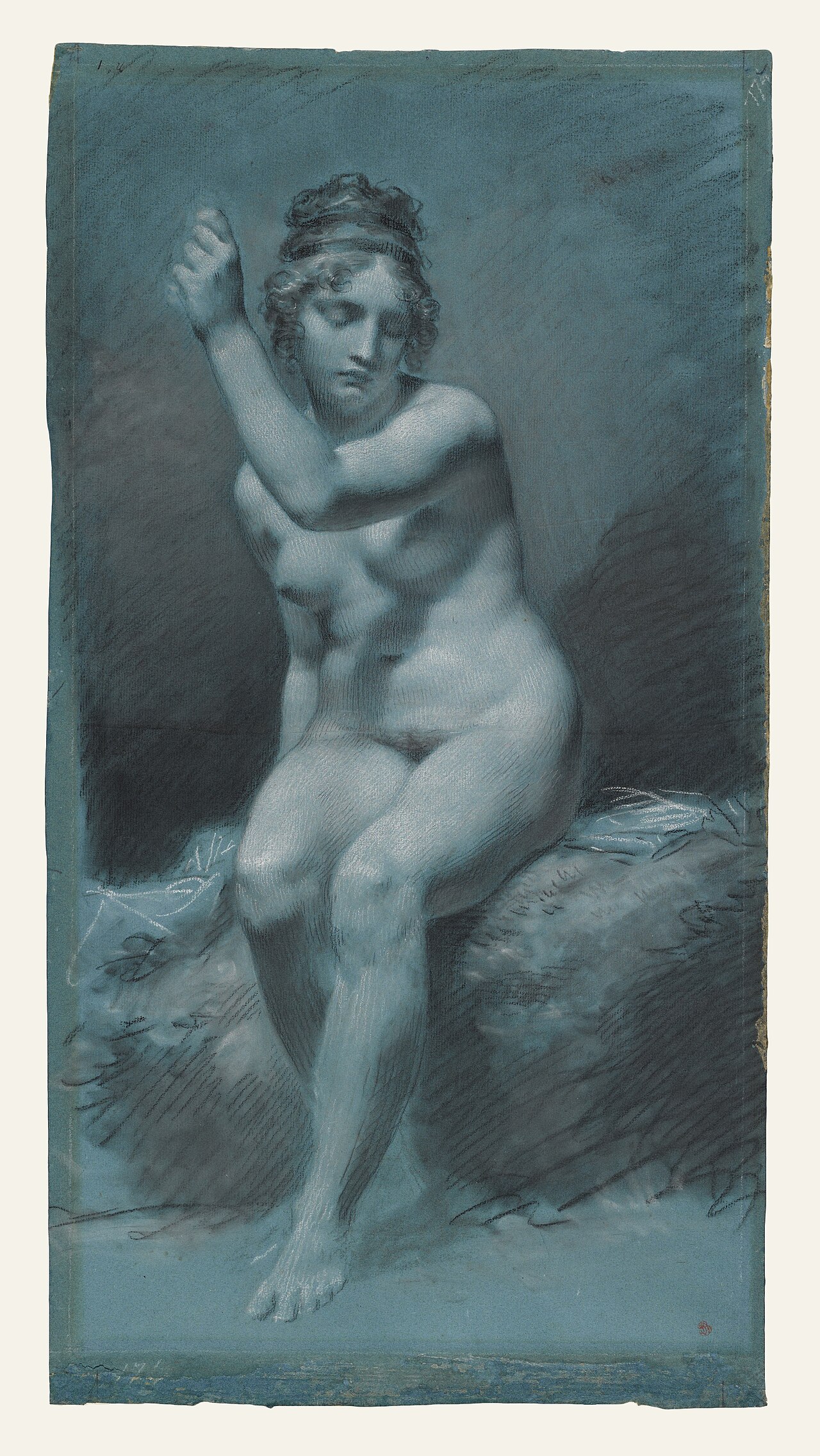 Pierre-Paul Prud'hon - Study of a Female Nude — Pierre-Paul Prud'hon