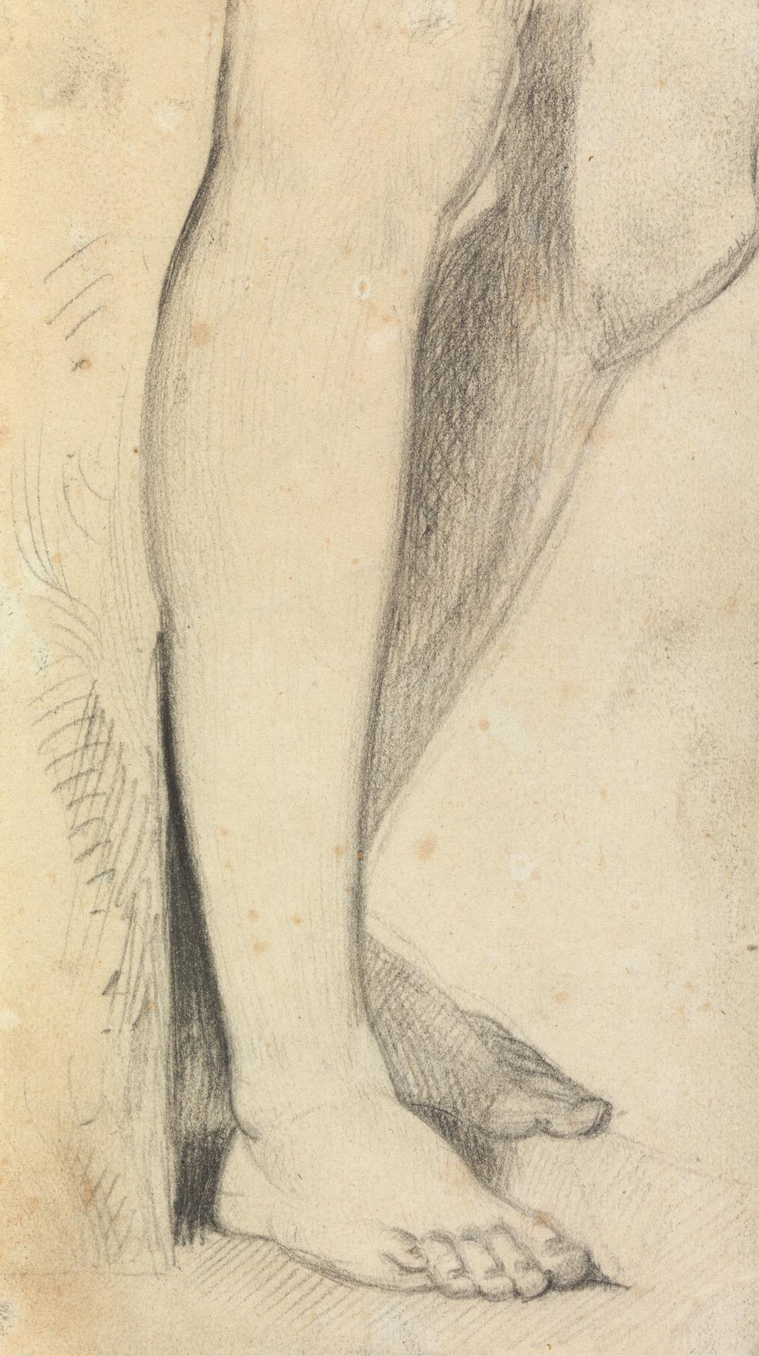 Benjamin Robert Haydon - Figure Study of Legs - B1977.14.2616 - Yale Center for British Art — Benjamin Haydon