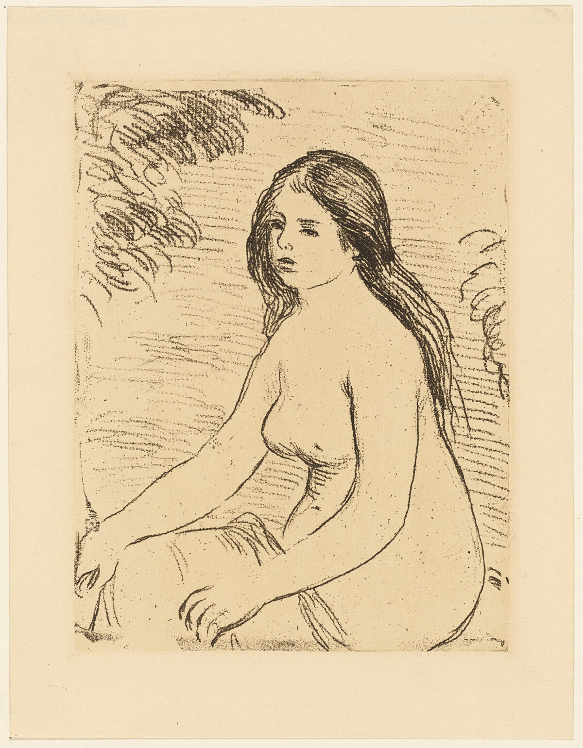 Seated Nude Woman — Pierre-Auguste Renoir