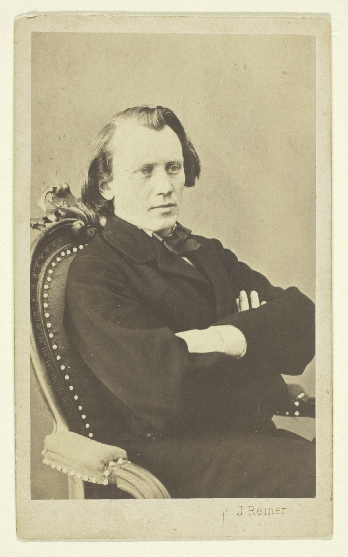 Portrait of Brahms — Johann Reiner