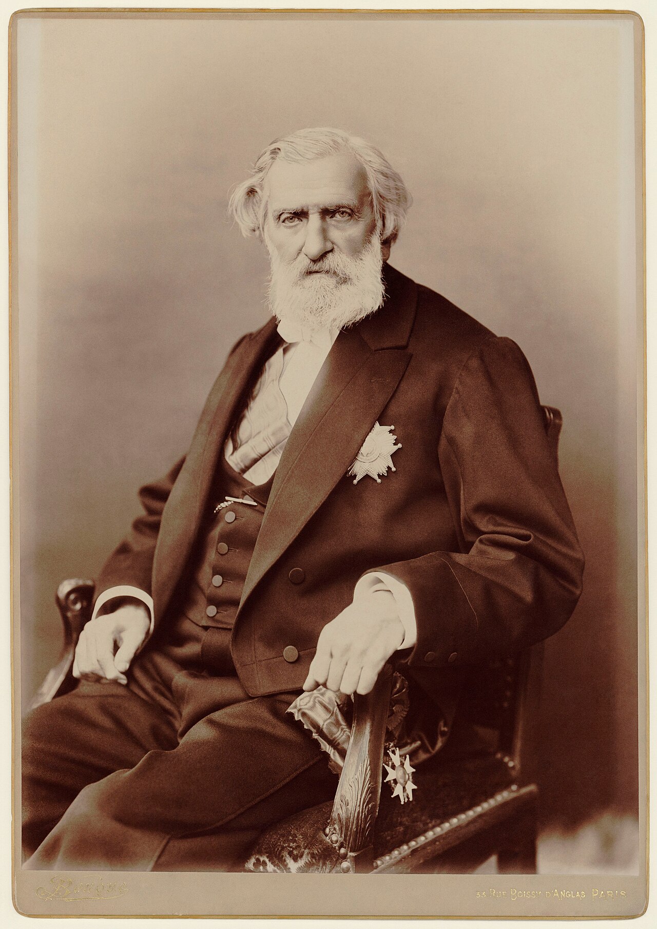 Wilhelm Benque - Photograph of Ambroise Thomas — Wilhelm Benque / Adam Cuerden