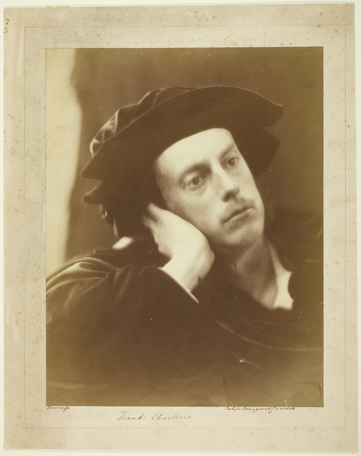 Portrait of The Hon. Frank Charteris — Julia Margaret Cameron