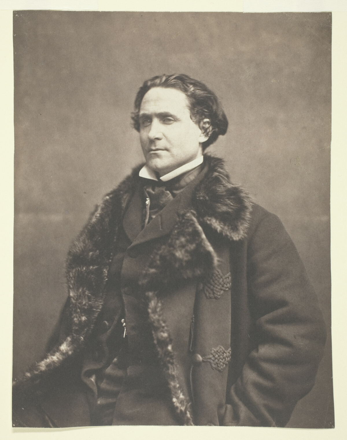 Portrait of La Fontaine — Nadar