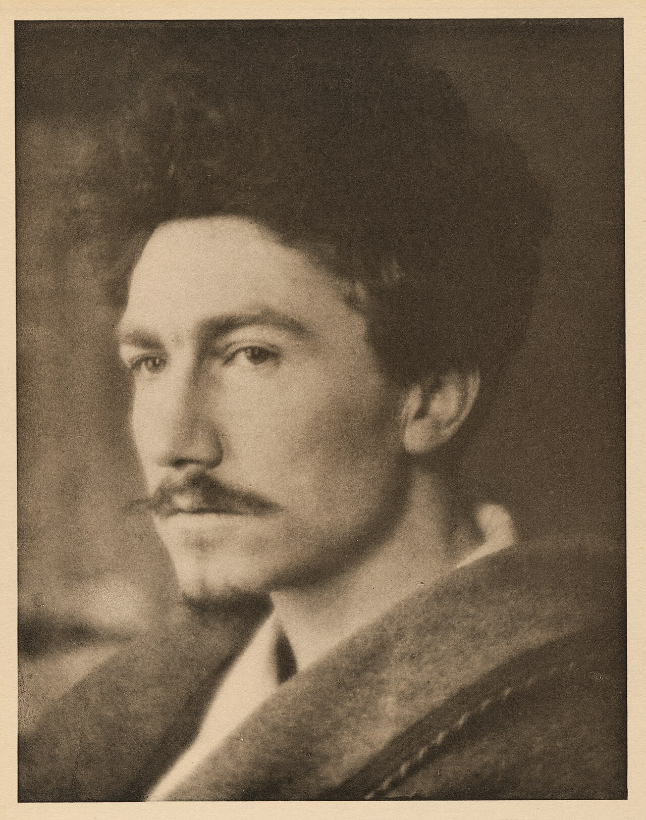 Ezra Pound by Alvin Langdon Coburn, 1913, collotype photograph, from the National Portrait — Alvin Langdon Coburn