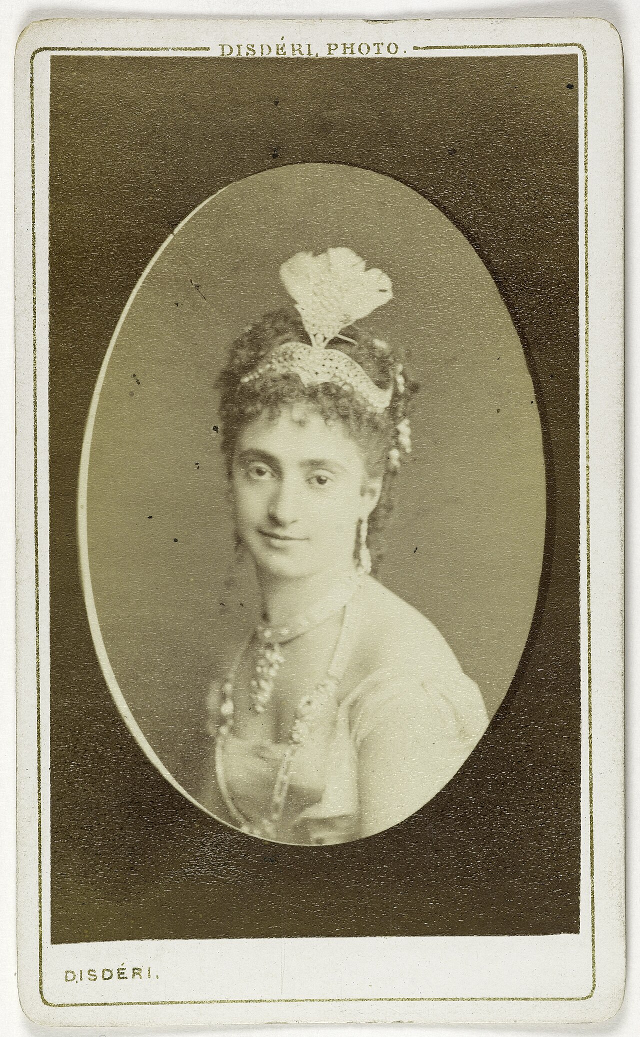 Portrait de Lavigne Alice, (chanteuse lyrique), PH36836 — André-Adolphe-Eugène Disdéri