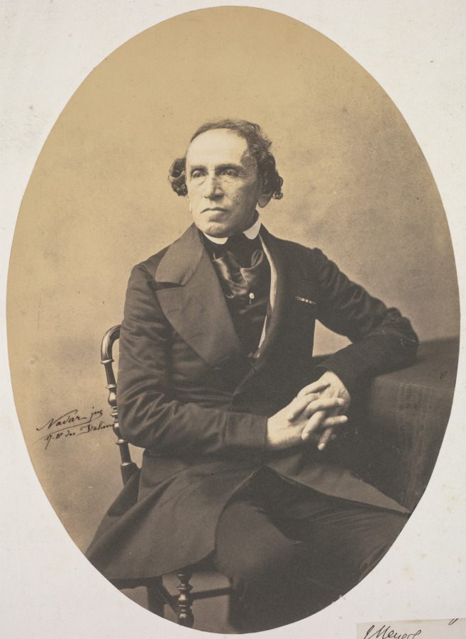 Portrait of Giacomo Meyerbeer (1791–1864) — Adrien Tournachon