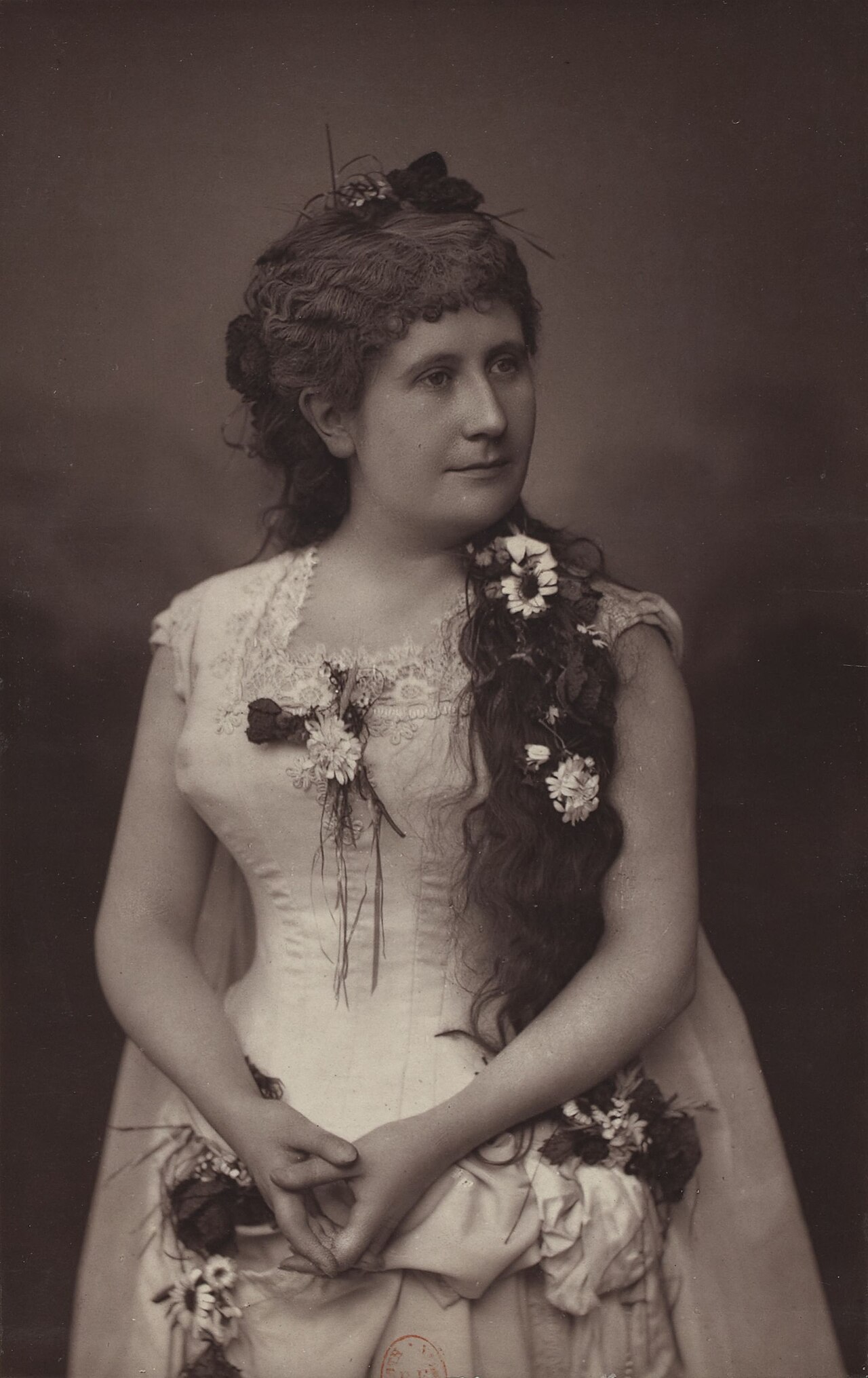 Adèle Isaac by Wilhelm Benque 1883 — Wilhelm Benque