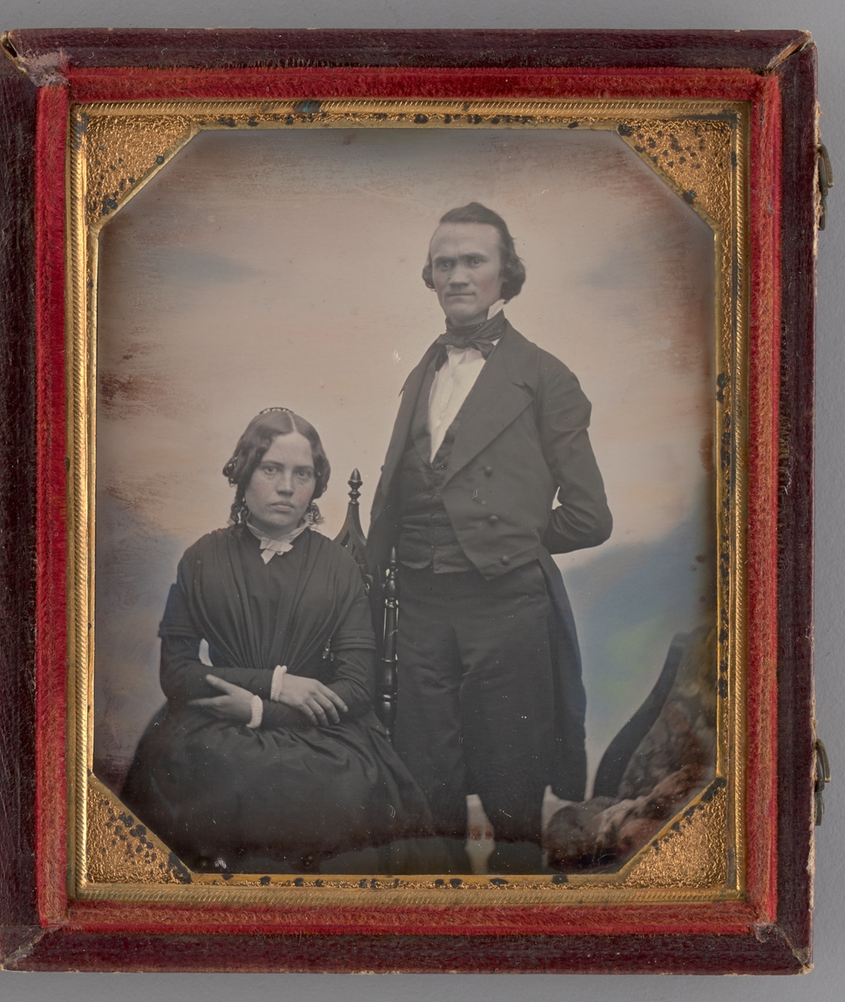 Untitled (Portrait of a Seated Woman and a Standing Man) — Southworth & Hawes
