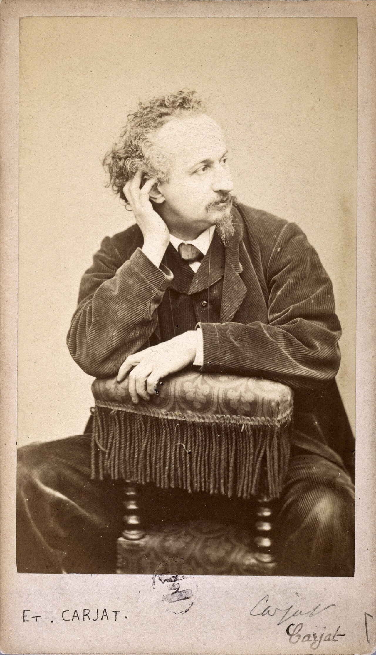 Portrait d'Etienne Carjat (1828-1906), (caricaturiste, littérateur, photographe), PH23469 — Etienne Carjat