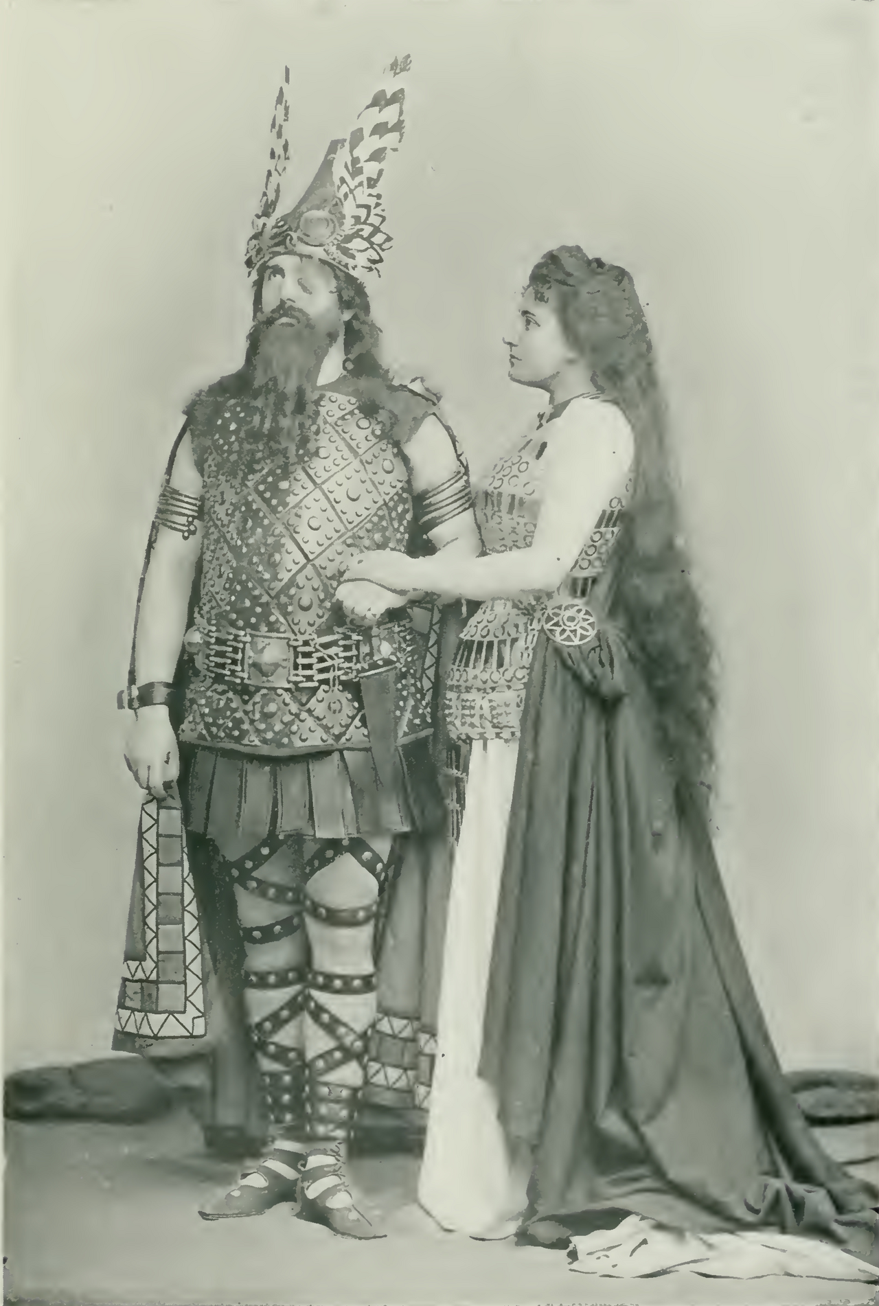 Jean Delmas et Lucienne Bréval (La Valkyrie) — Wilhelm Benque