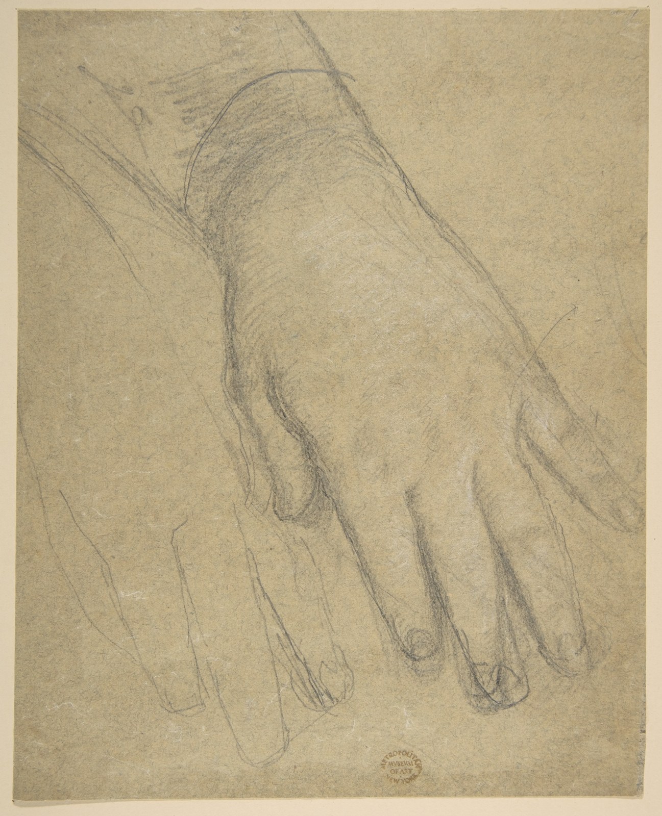 Study of a Hand — Artiste inconnu