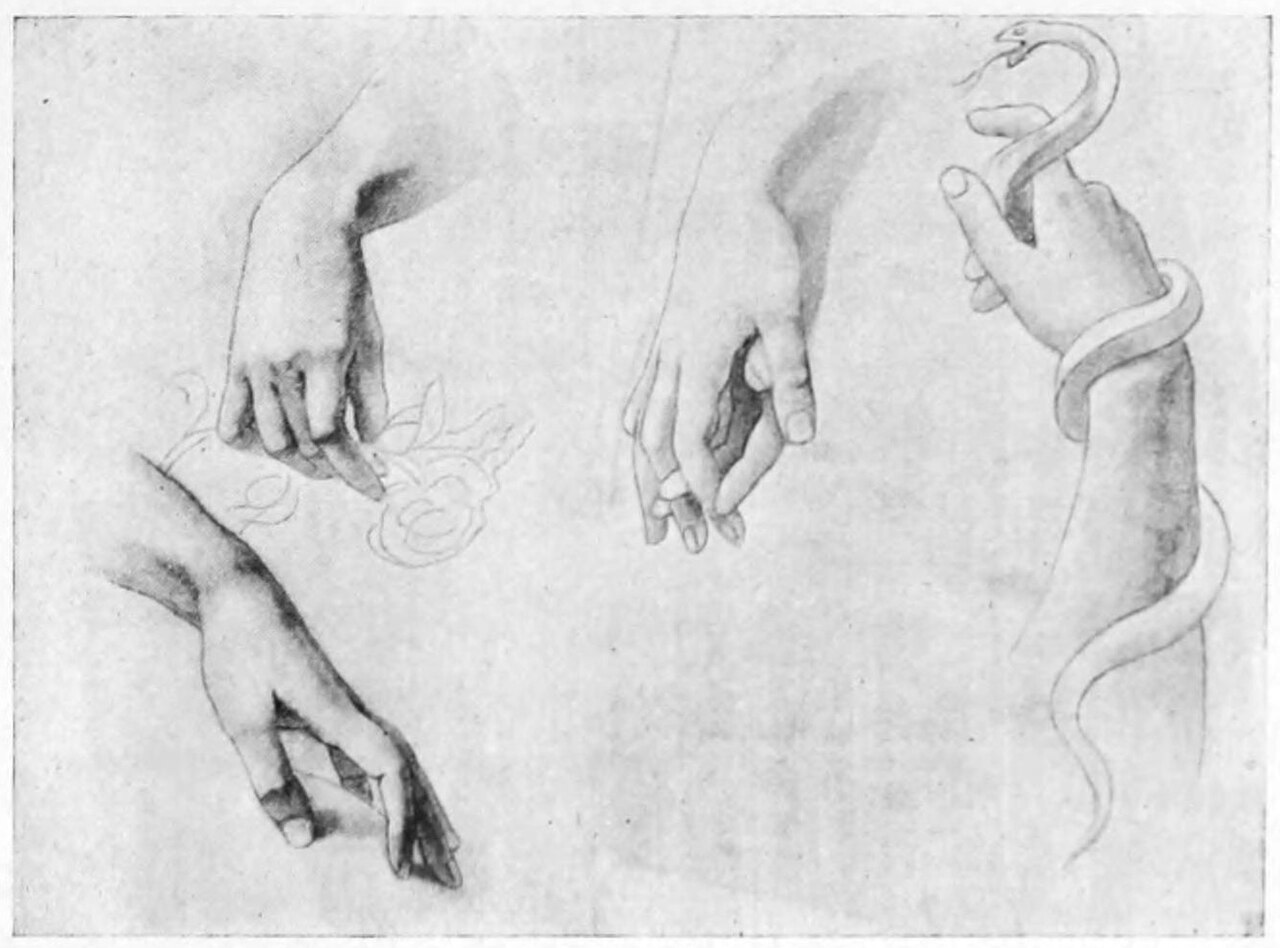 Études de mains par Armand Point — Armand Point