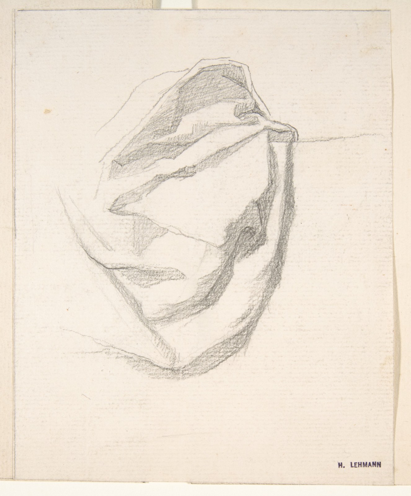 Study of Drapery — Henri Lehmann