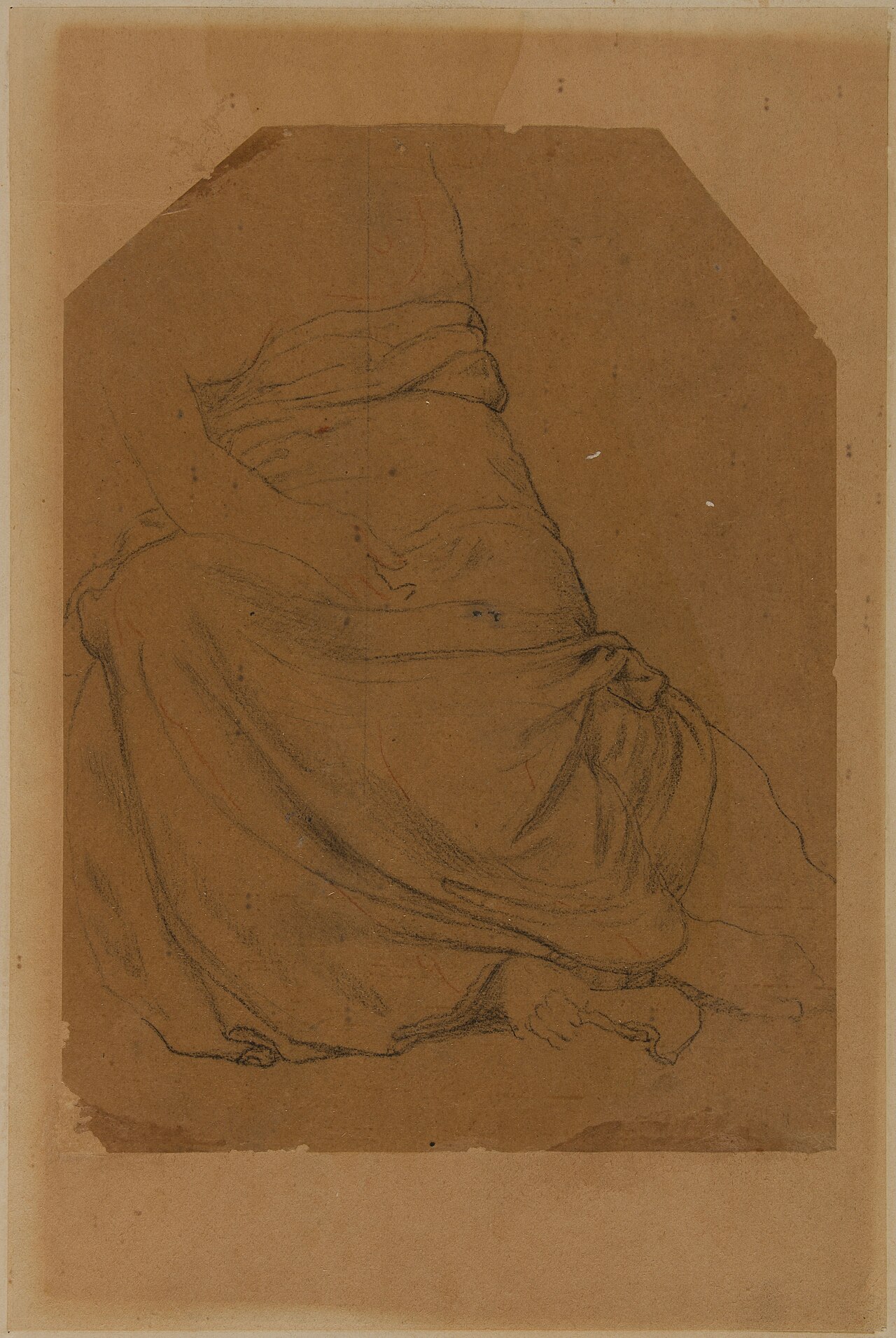 Etude de draperie (MCB 21), PPD284(4) — Pierre-Cécile Puvis de Chavannes