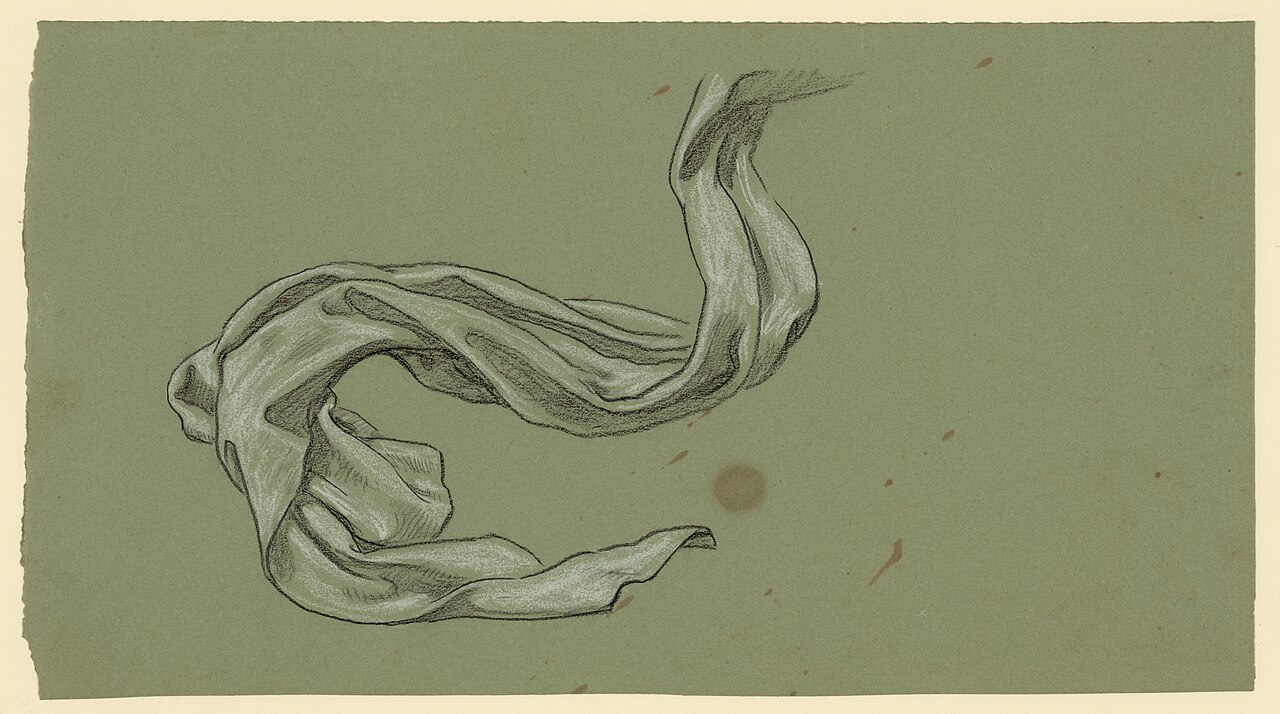 Study of drapery, no. 2 LCCN2004662153 — Vedder, Elihu, 1836-1923, artist