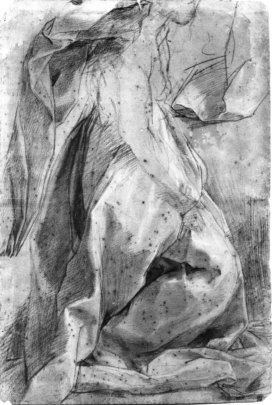 Barocci - Drapery Study for the Virgin, 1605 — Federico Barocci