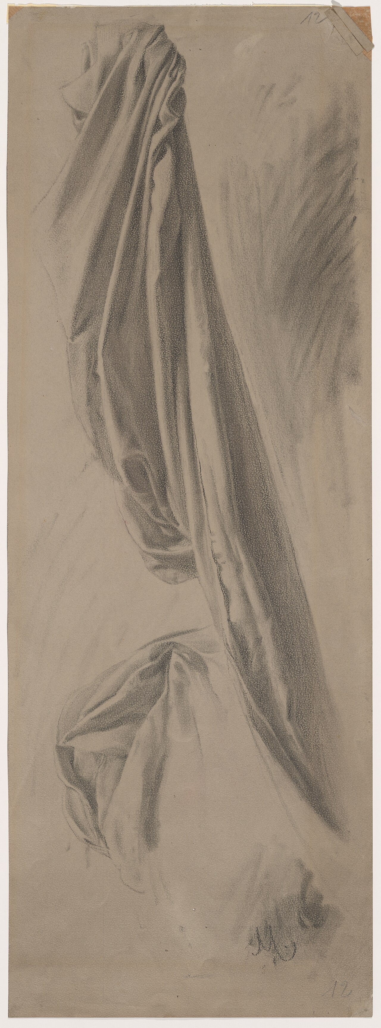 Karel Vitezslav Masek, Drapery Study, 1888, NGA 130971 — Karel Vitezslav Masek