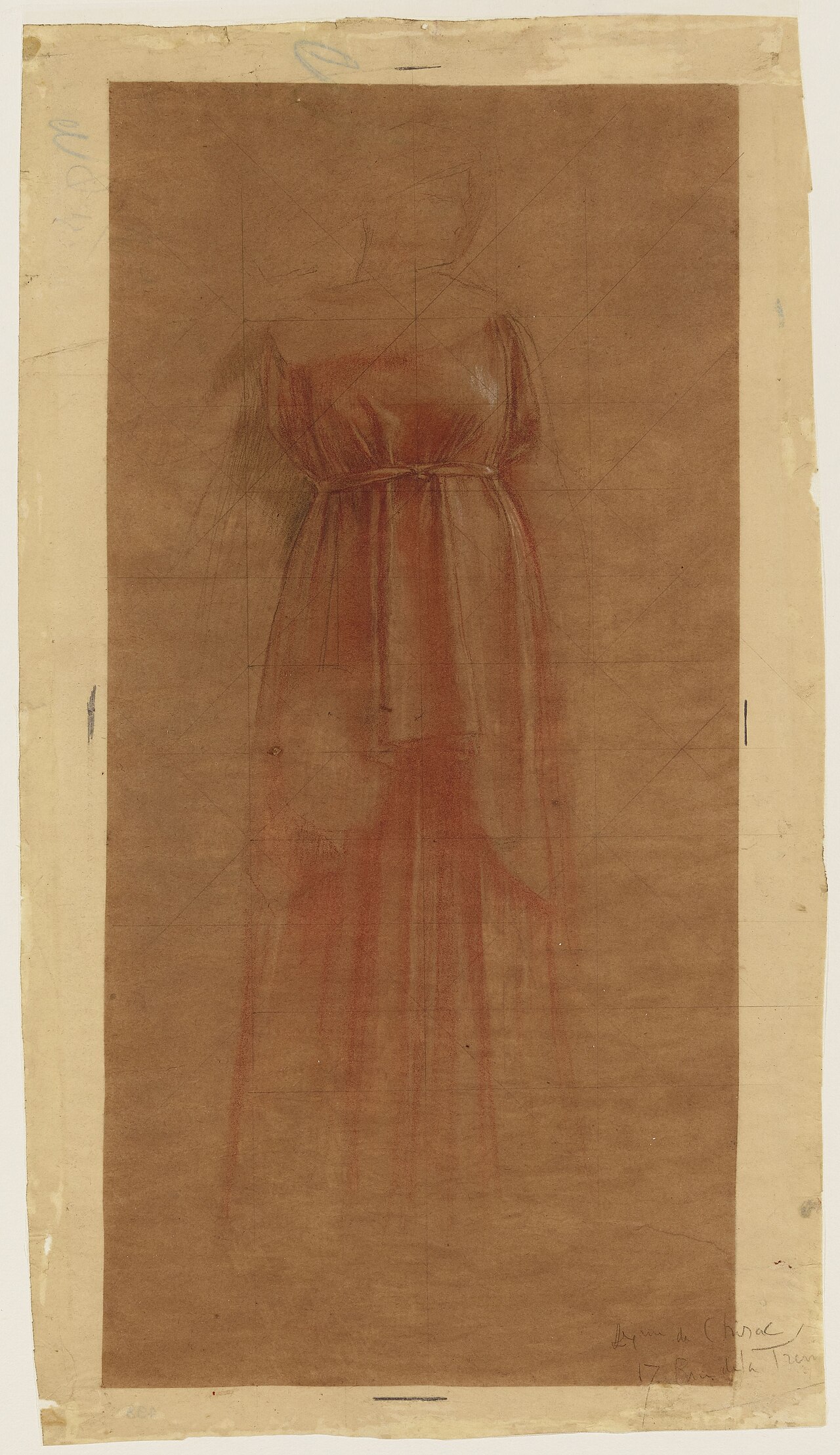 Femme drapée, PPD498 — Pascal Adolphe Jean Dagnan-Bouveret