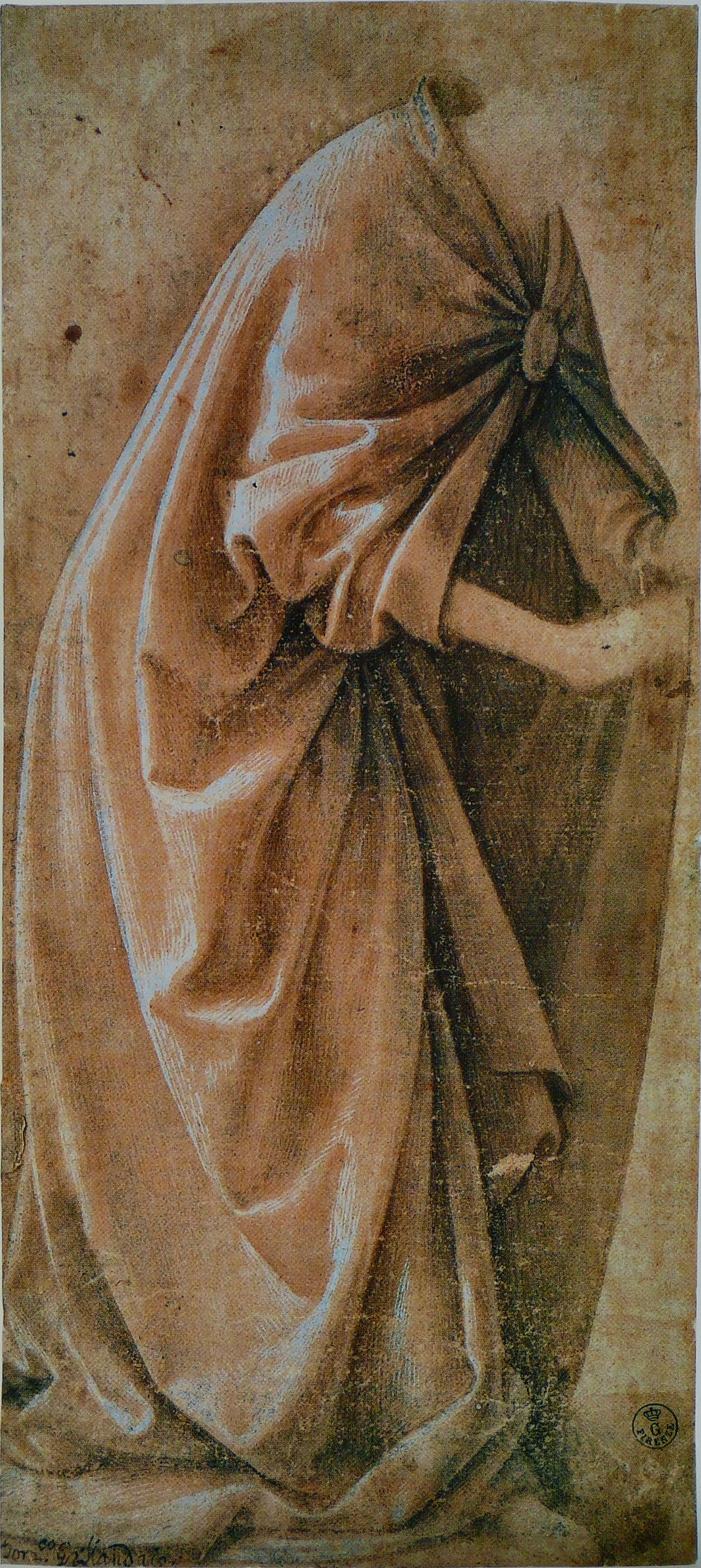 Domenico Ghirlandaio - Étude de draperie — Domenico Ghirlandaio