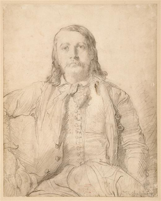 Portrait de Théophile Gautier — Théodore Chassériau