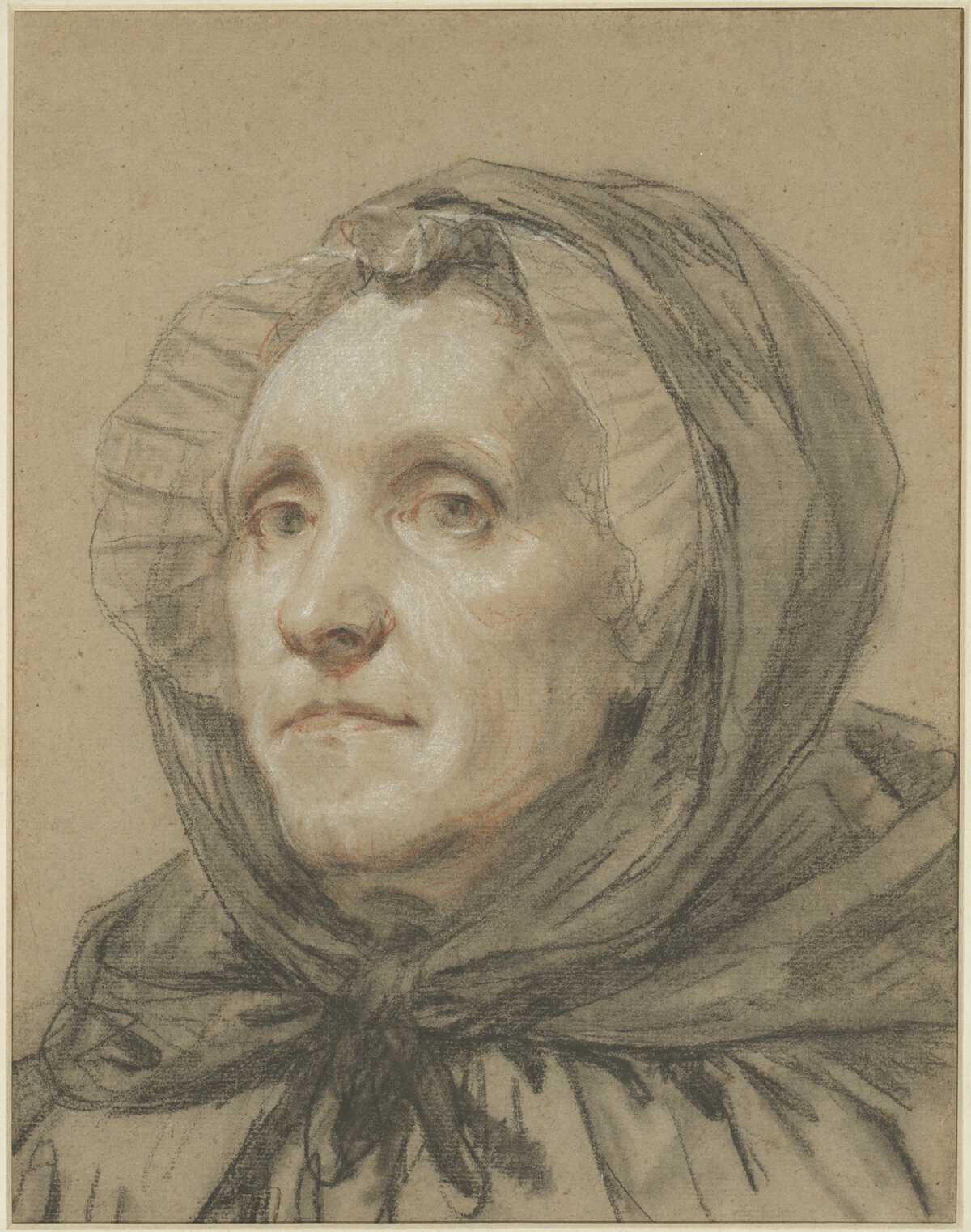 Portrait of the Artist's Mother — Jean Baptiste Greuze